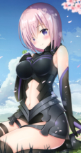 Fate/Grand Order,Fate/stay night【マシュ・キリエライト】iPhone XS MAX（1242 x 2688） #152793