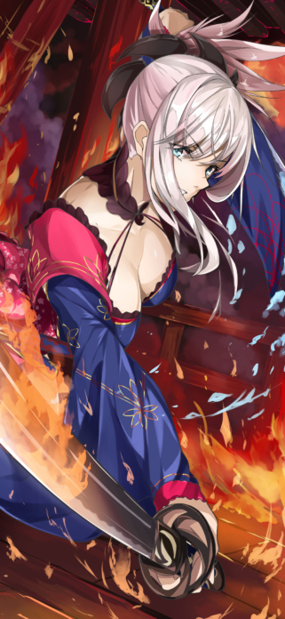 Fate Grand Order Fate Stay Night 宮本武蔵 Fate Grand Order Iphone Xs Max 1242 X 26 壁紙 Wallpaperboys Com