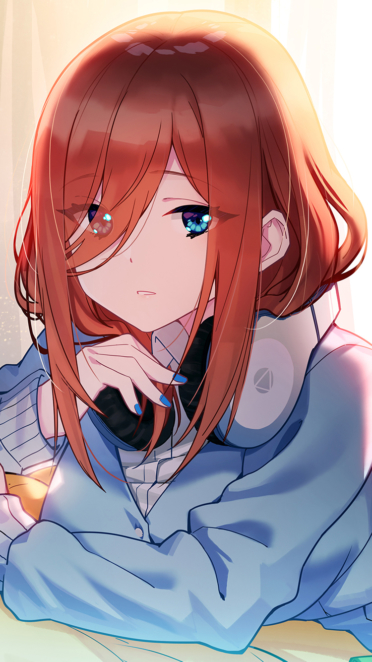 五等分の花嫁【中野三玖】iPhone8（750 x 1334） 壁紙 | wallpaperboys.com