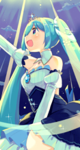 ボーカロイド【初音ミク】iPhone XS MAX（1242 x 2688） #155055