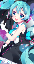 ボーカロイド【初音ミク】iPhone XS MAX（1242 x 2688） #155085