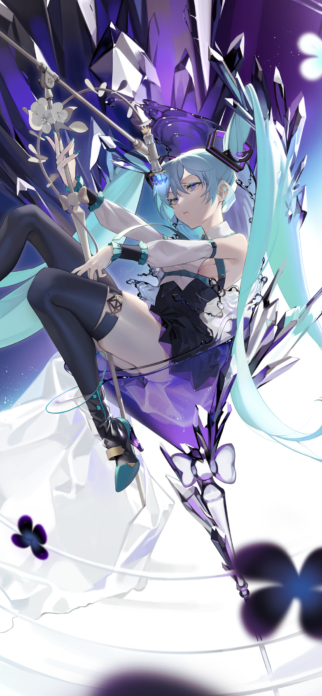 ボーカロイド 初音ミク Iphone Xs Max 1242 X 2688 壁紙