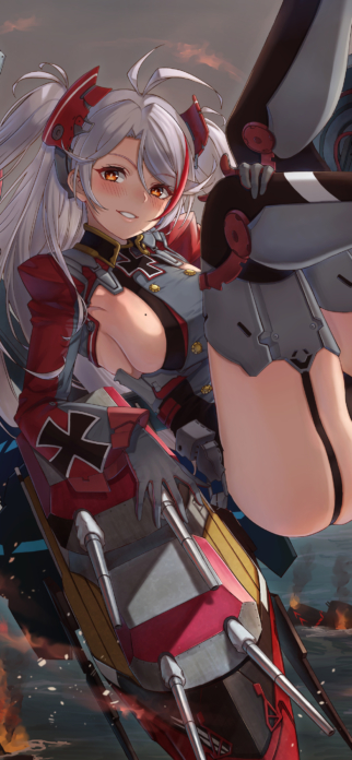 アズールレーン プリンツ オイゲン アズールレーン Iphone11 Pro Max 1242 X 26 壁紙 Wallpaperboys Com