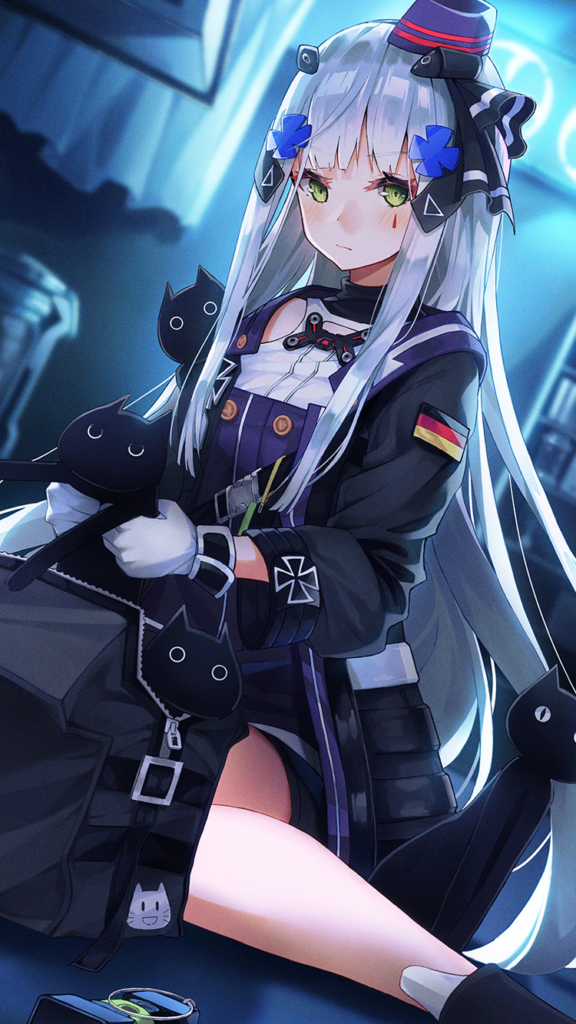 ドールズフロントライン Hk416 Iphone8 750 X 1334 壁紙 Wallpaperboys Com