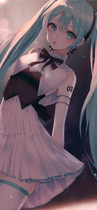 ボーカロイド 初音ミク Iphone Xs Max 1242 X 26 壁紙 Wallpaperboys Com