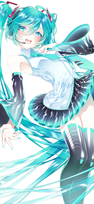 ボーカロイド 初音ミク Iphone Xs Max 1242 X 26 壁紙 Wallpaperboys Com