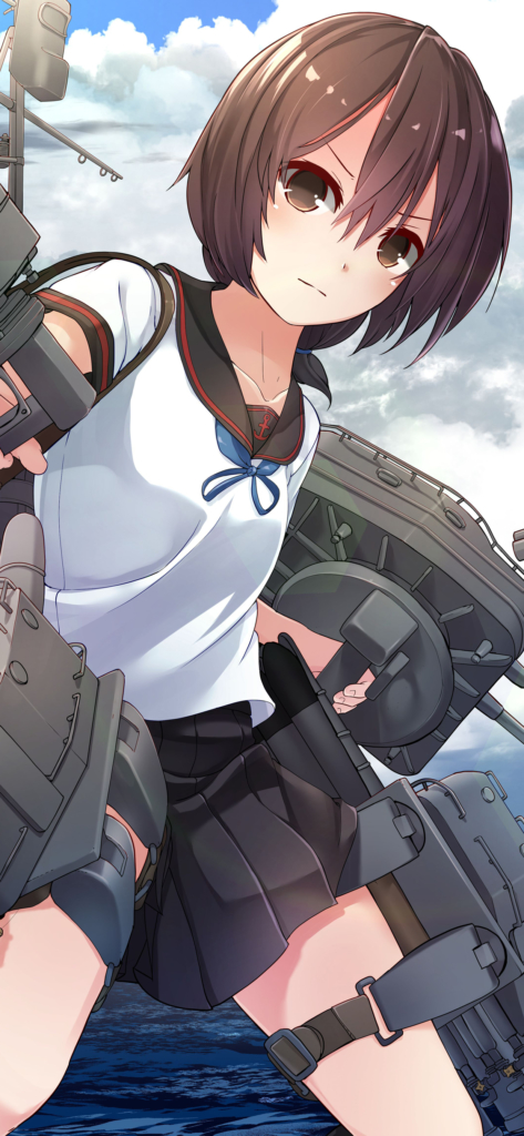 艦隊これくしょん 艦これ 吹雪 Iphone11 Pro Max 1242 X 26 壁紙 Wallpaperboys Com