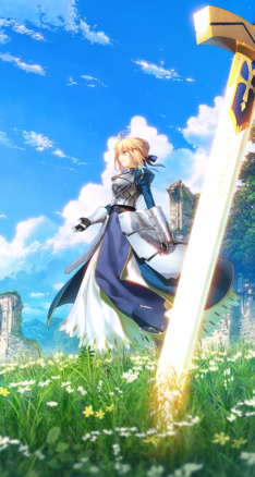 Fate Stay Night Fate Zero セイバー Iphone6 750 X 1334 壁紙 Wallpaperboys Com