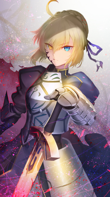 Fate/stay night【セイバー,セイバーオルタ】iPhone8（750 x 1334） 壁紙 | wallpaperboys.com