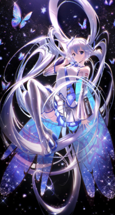 ボーカロイド 初音ミク Iphone5 640 1136 壁紙 Wallpaperboys Com