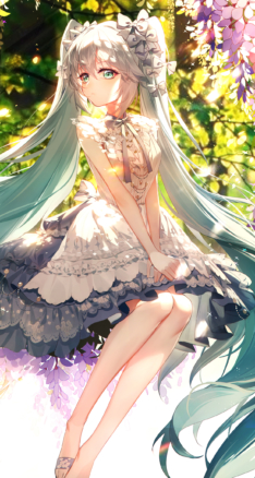 ボーカロイド 初音ミク Kei Iphone5 744 1392 壁紙 Wallpaperboys Com