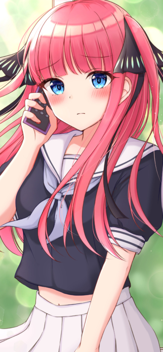 五等分の花嫁 中野二乃 Iphone11 Pro Max 1242 X 26 壁紙 Wallpaperboys Com