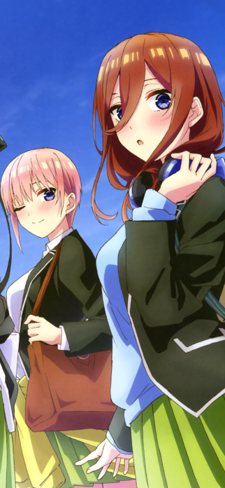 五等分の花嫁 中野一花 中野三玖 Iphone12 Pro Max 1284 X 2778 壁紙 Wallpaperboys Com