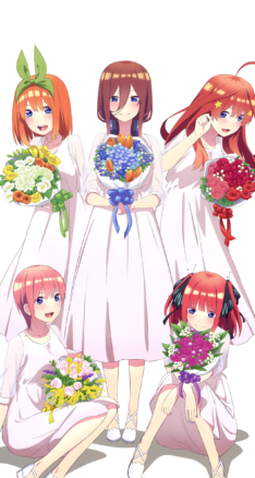 五等分の花嫁 Iphone 壁紙一覧 Wallpaperboys Com