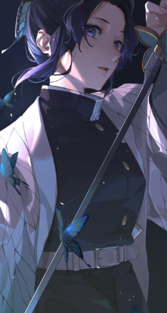 胡蝶しのぶ Iphone 壁紙一覧 Wallpaperboys Com