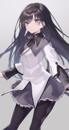 魔法少女まどか マギカ 暁美ほむら ごとp Iphone5 744 1392 壁紙 Wallpaperboys Com